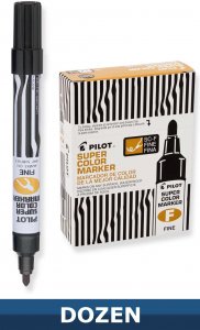 DZ SUP COLOR MARKER BLACK FINE