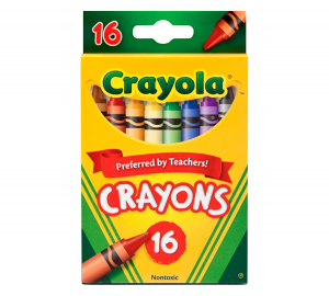 CRAYOLA CRAYONS 16CT