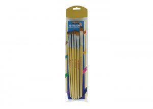 FLAT BRUSHES ASST 6CT