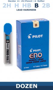 B LEAD 0.7MM REFILL 12 CT.