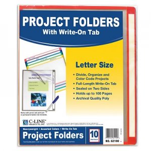 WRITE ON PROJECT FOLDER  CLEAR 10CT