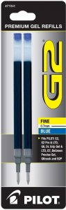 G2 GEL REFILL BLUE FINE