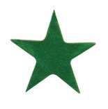 1/2" GREEN STARS 250C STICKERS