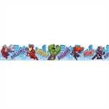 SUPER HERO CITY SCAPE WIDE DECO TRIM