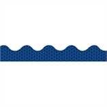 PLAID ATTITUDE BLUE HERRINGBONE DECOTRIM