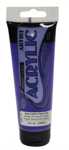 ESSENTIALS ACRYLIC DARK COBALT VIOLET 4OZ