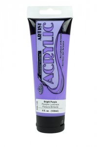 ESSENTIALS ACRYLIC BRIGHT PURPLE 4OZ