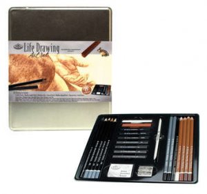 LIFE DRAWING MED. TIN ART 25CT