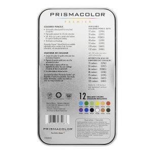 PRISMACOLOR 12CT TIN CASE
