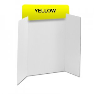 PRESSBOARD HEADER YELLOW