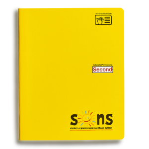 SONS NOTEBOOK SECOND YELLOW
