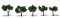 REALISTIC TREES MEDIUM GREEN