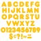 GOLD 4" CASUAL READY LETTERS